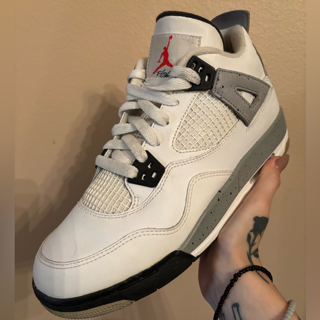 Air Jordan 4 Retro Og Bg 'White Cement' 2016